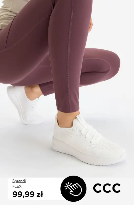 CCC - gazetka promocyjna BIAŁE SNEAKERSY dla niej od piątku 15.05  - strona 6