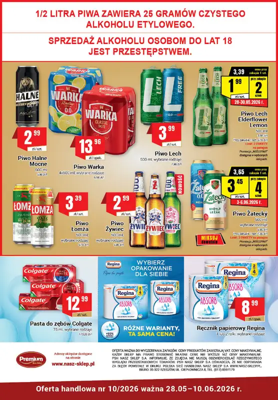 Premium Nasz Sklep - gazetka promocyjna Gazetka Premium Nasz Sklep od czwartku 28.05 do środy 10.06 - strona 6