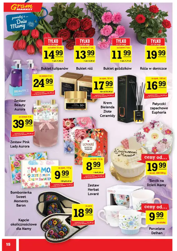 Gram Market - gazetka promocyjna Gazetka od środy 20.05 do wtorku 26.05 - strona 15