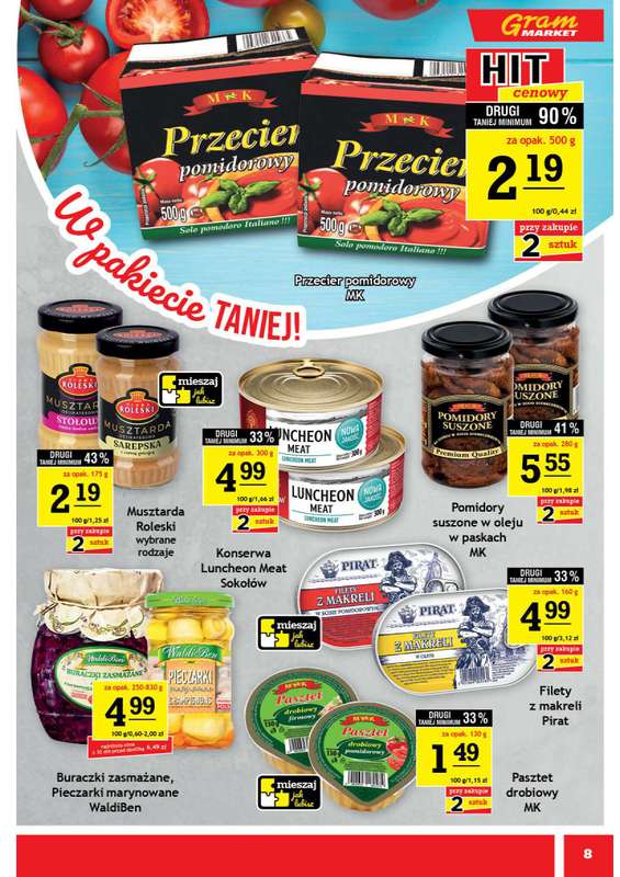Gram Market - gazetka promocyjna Gazetka od środy 20.05 do wtorku 26.05 - strona 8