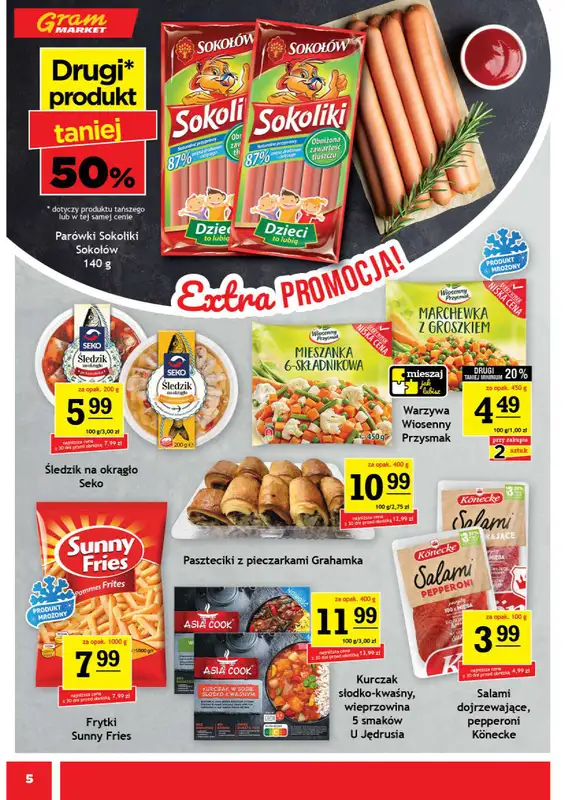 Gram Market - gazetka promocyjna Gazetka od środy 20.05 do wtorku 26.05 - strona 5