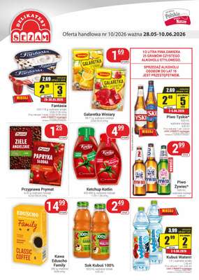Delikatesy Sezam - gazetka promocyjna Gazetka od czwartku 28.05 do środy 10.06