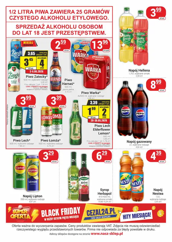 Delikatesy Sezam - gazetka promocyjna Gazetka od czwartku 28.05 do środy 10.06 - strona 4