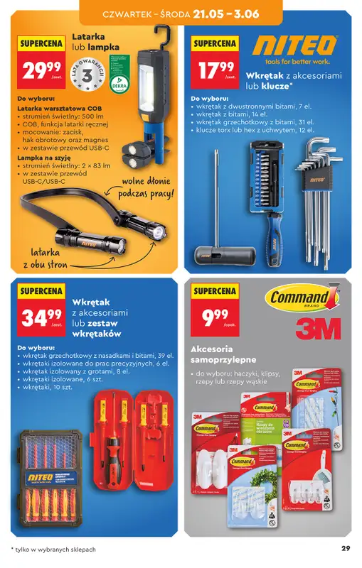 Biedronka - gazetka promocyjna Hity i inspiracje, od 16.05 od soboty 16.05 do środy 03.06 - strona 31