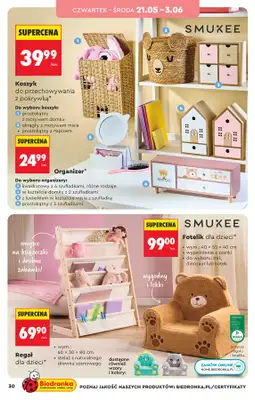 Biedronka - gazetka promocyjna Hity i inspiracje, od 16.05 od soboty 16.05 do środy 03.06 - strona 32
