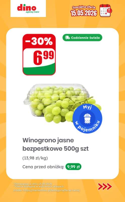 Dino - gazetka promocyjna Specjalna oferta na 15.05.2026 - promocje spoza gazetki od piątku 15.05 do piątku 15.05 - strona 3