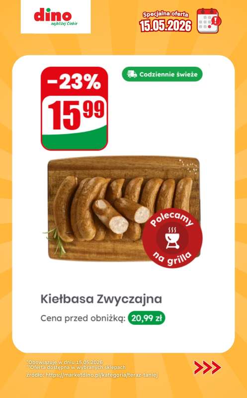 Dino - gazetka promocyjna Specjalna oferta na 15.05.2026 - promocje spoza gazetki od piątku 15.05 do piątku 15.05 - strona 4