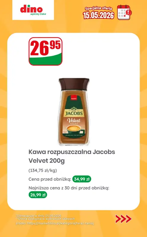 Dino - gazetka promocyjna Specjalna oferta na 15.05.2026 - promocje spoza gazetki od piątku 15.05 do piątku 15.05 - strona 8