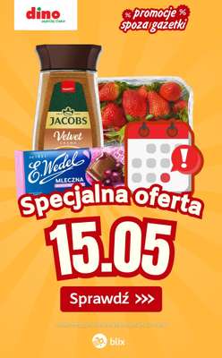 Dino - gazetka promocyjna Specjalna oferta na 15.05.2026 - promocje spoza gazetki od piątku 15.05 do piątku 15.05