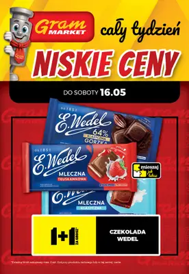 Gram Market - gazetka promocyjna Cały tydzień niskie ceny od piątku 15.05 do środy 20.05
