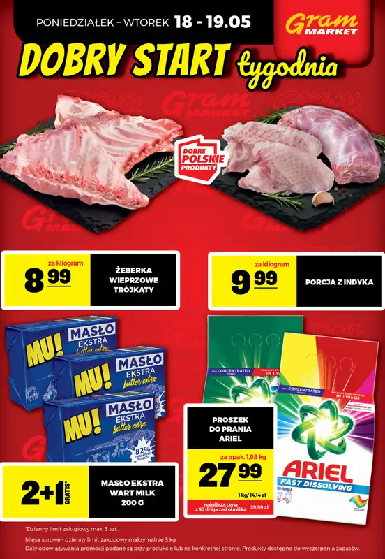 Gram Market - gazetka promocyjna Cały tydzień niskie ceny od piątku 15.05 do środy 20.05 - strona 4