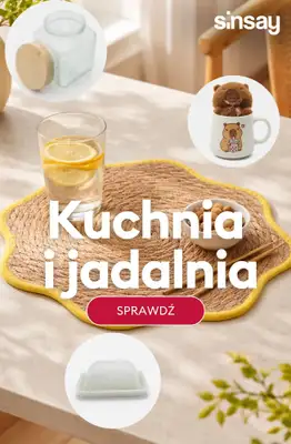 Sinsay - gazetka promocyjna Wyposażenie kuchni i jadalni od soboty 16.05 