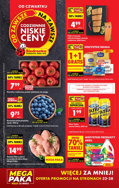 Biedronka - gazetka promocyjna Od czwartku  