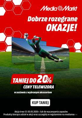 Media Markt - gazetka promocyjna Telewizory do -20% w zestawie od piątku 15.05 do środy 20.05