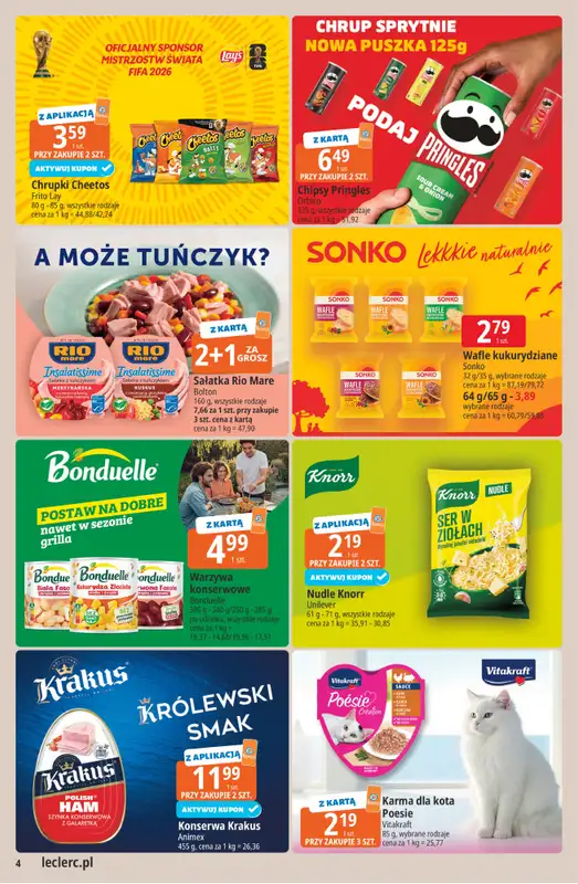 Leclerc - gazetka promocyjna Oferta Leclerc | Katalog Top Marki od wtorku 19.05 do soboty 30.05 - strona 4