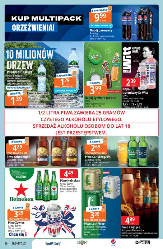 Leclerc - gazetka promocyjna Oferta Leclerc | Katalog Top Marki od wtorku 19.05 do soboty 30.05 - strona 20