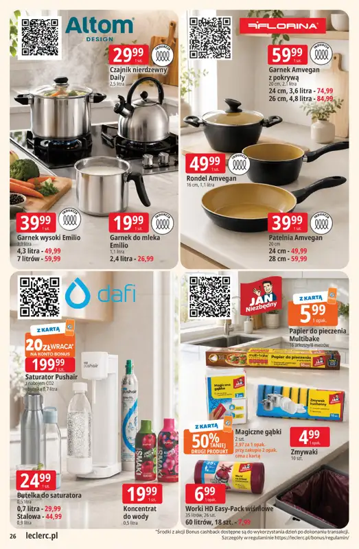Leclerc - gazetka promocyjna Oferta Leclerc | Katalog Top Marki od wtorku 19.05 do soboty 30.05 - strona 26