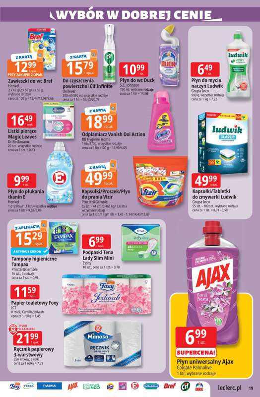 Leclerc - gazetka promocyjna Oferta Leclerc | Katalog Top Marki od wtorku 19.05 do soboty 30.05 - strona 19