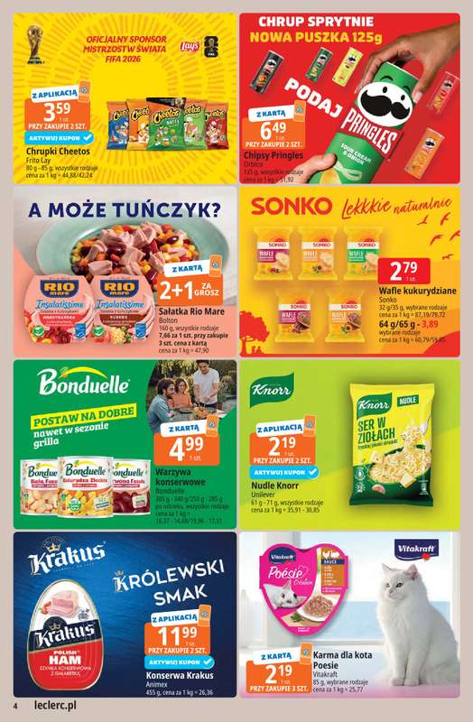 Leclerc - gazetka promocyjna Oferta Leclerc | Katalog Top Marki od wtorku 19.05 do soboty 30.05 - strona 4