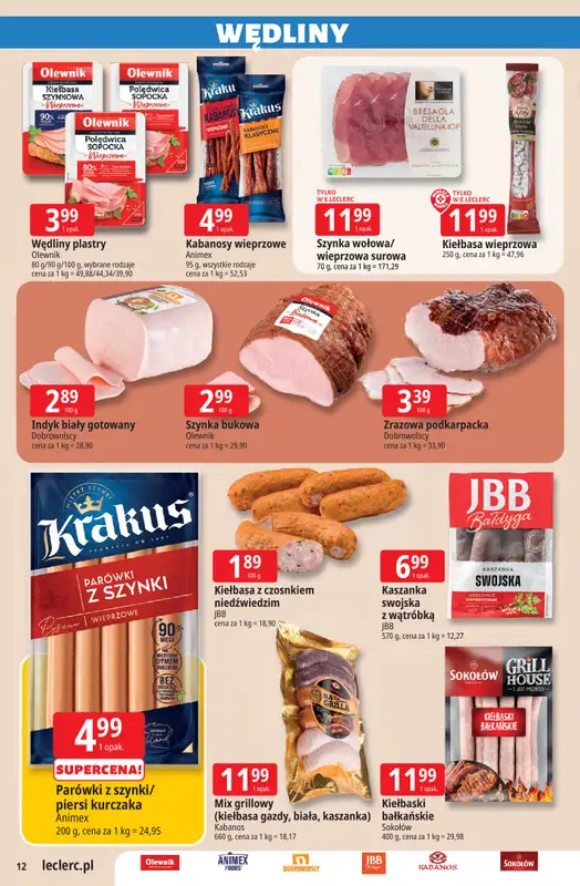 Leclerc - gazetka promocyjna Oferta Leclerc | Katalog Top Marki od wtorku 19.05 do soboty 30.05 - strona 12
