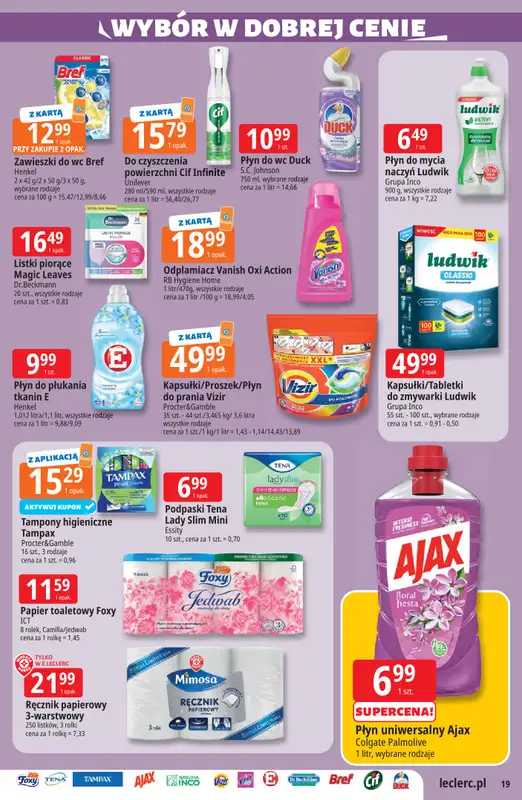 Leclerc - gazetka promocyjna Oferta Leclerc | Katalog Top Marki od wtorku 19.05 do soboty 30.05 - strona 19
