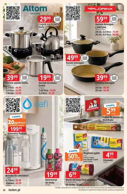 Leclerc - gazetka promocyjna Oferta Leclerc | Katalog Top Marki od wtorku 19.05 do soboty 30.05 - strona 30