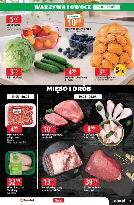 Leclerc - gazetka promocyjna Oferta Leclerc | Katalog Top Marki od wtorku 19.05 do soboty 30.05 - strona 11