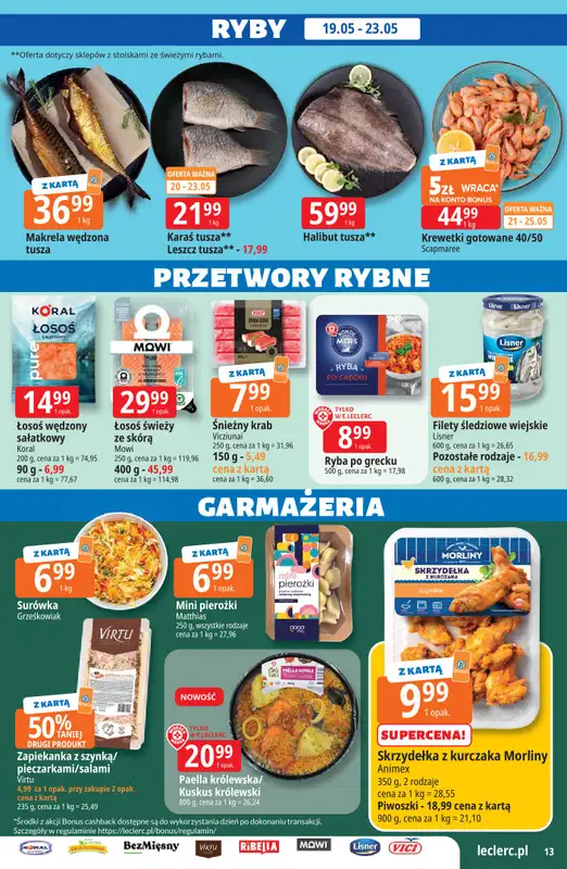 Leclerc - gazetka promocyjna Oferta Leclerc | Katalog Top Marki od wtorku 19.05 do soboty 30.05 - strona 13