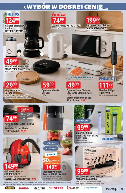 Leclerc - gazetka promocyjna Oferta Leclerc | Katalog Top Marki od wtorku 19.05 do soboty 30.05 - strona 37