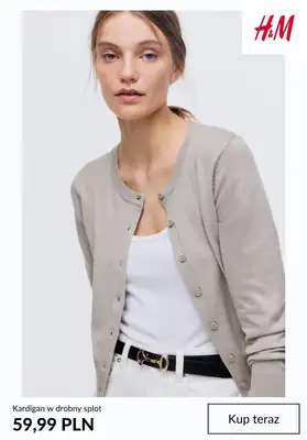 H&M - gazetka promocyjna KARDIGANY damskie od 59,99 PLN od piątku 15.05  - strona 5