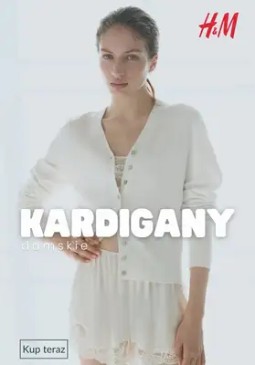 H&M - gazetka promocyjna KARDIGANY damskie od 59,99 PLN od piątku 15.05 