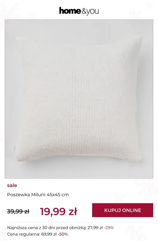 home&you - gazetka promocyjna SALE do 29,99 zł od piątku 15.05 do piątku 22.05 - strona 8