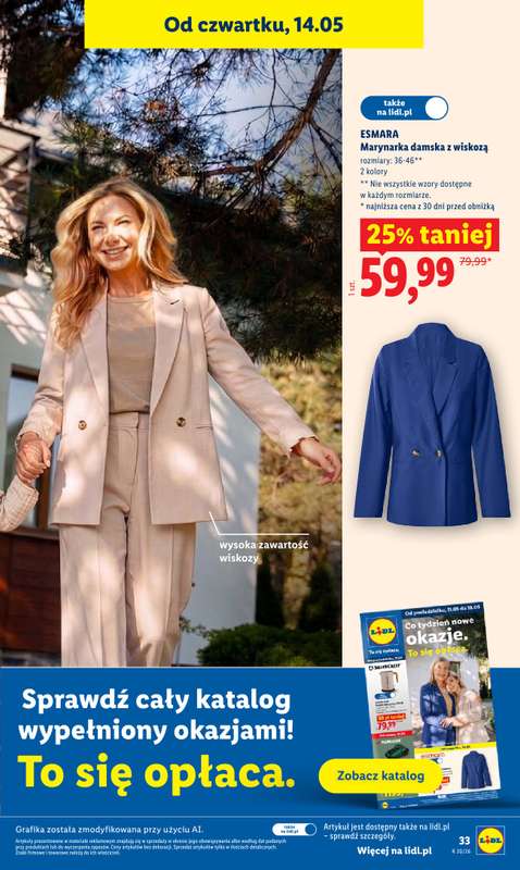 Lidl - gazetka promocyjna Oferta od czwartku od czwartku 14.05 do soboty 16.05 - strona 35