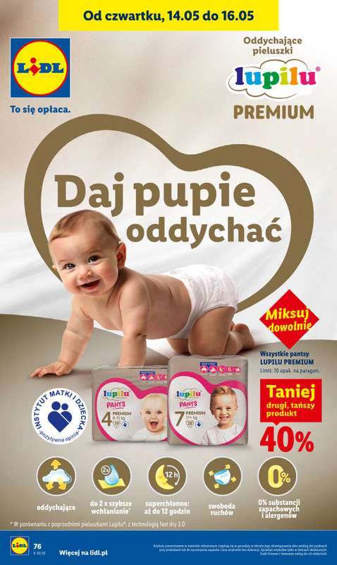 Lidl - gazetka promocyjna Oferta od czwartku od czwartku 14.05 do soboty 16.05 - strona 84