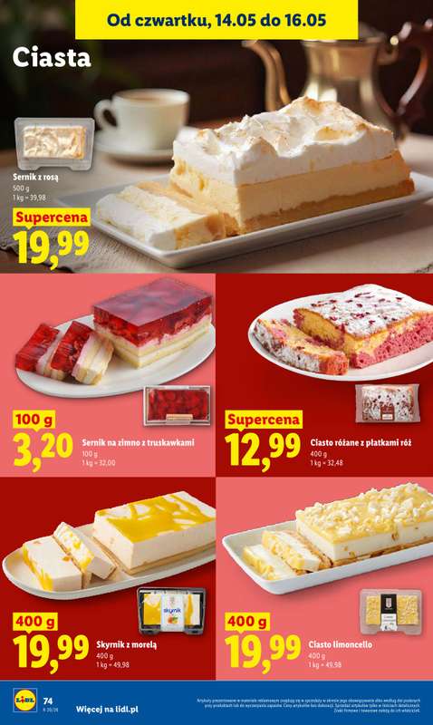 Lidl - gazetka promocyjna Oferta od czwartku od czwartku 14.05 do soboty 16.05 - strona 82