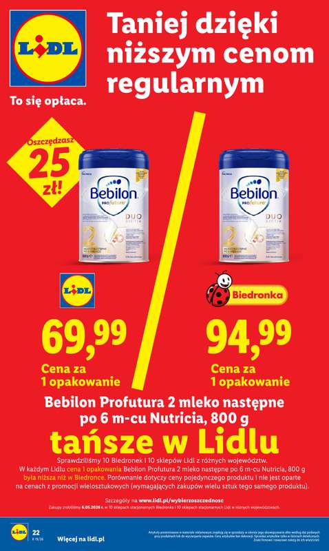 Lidl - gazetka promocyjna Oferta od czwartku od czwartku 14.05 do soboty 16.05 - strona 22