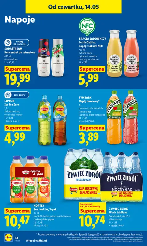 Lidl - gazetka promocyjna Oferta od czwartku od czwartku 14.05 do soboty 16.05 - strona 70