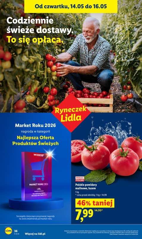 Lidl - gazetka promocyjna Oferta od czwartku od czwartku 14.05 do soboty 16.05 - strona 38