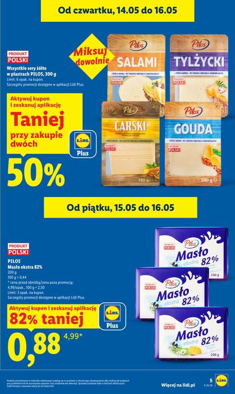 Lidl - gazetka promocyjna Oferta od czwartku od czwartku 14.05 do soboty 16.05 - strona 5