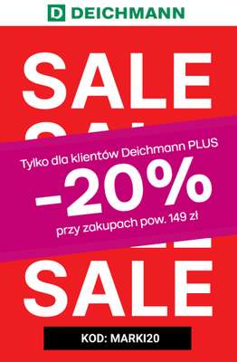 Deichmann - gazetka promocyjna -20% na nieprzecenione buty od 149 zł od piątku 15.05 do niedzieli 17.05