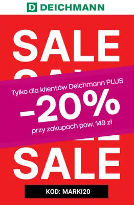 Deichmann - gazetka promocyjna -20% na nieprzecenione buty od 149 zł od piątku 15.05 do niedzieli 17.05