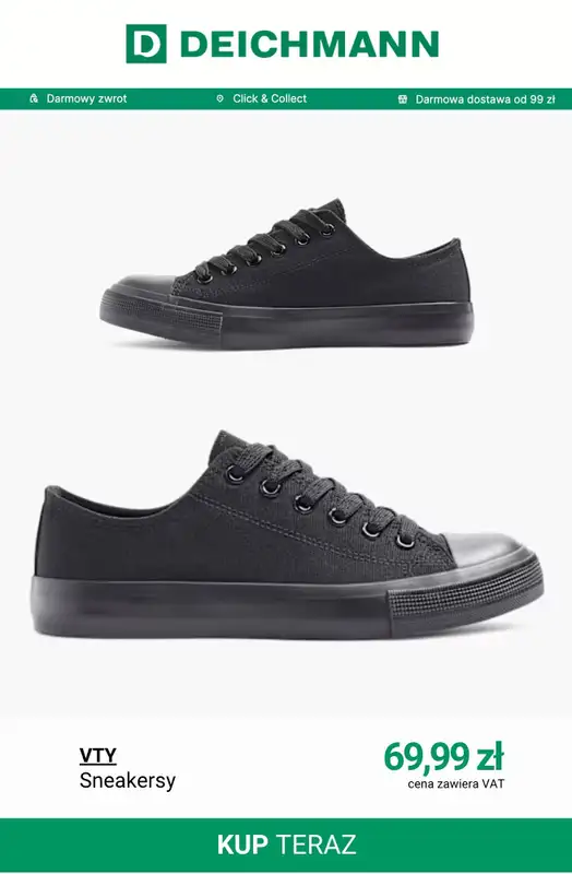 Deichmann - gazetka promocyjna -20% na nieprzecenione buty od 149 zł od piątku 15.05 do niedzieli 17.05 - strona 9