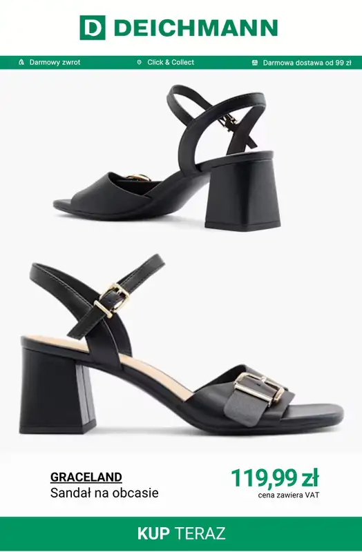 Deichmann - gazetka promocyjna -20% na nieprzecenione buty od 149 zł od piątku 15.05 do niedzieli 17.05 - strona 12