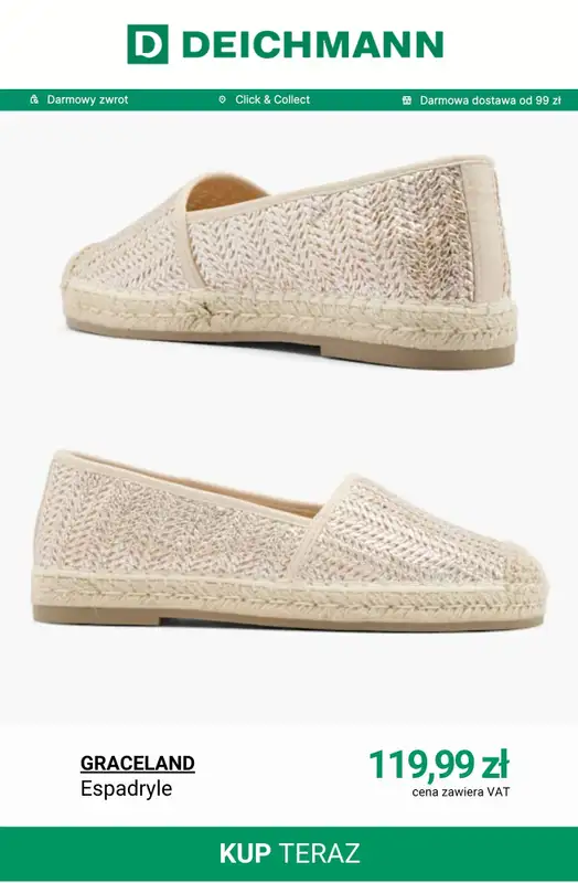 Deichmann - gazetka promocyjna -20% na nieprzecenione buty od 149 zł od piątku 15.05 do niedzieli 17.05 - strona 2