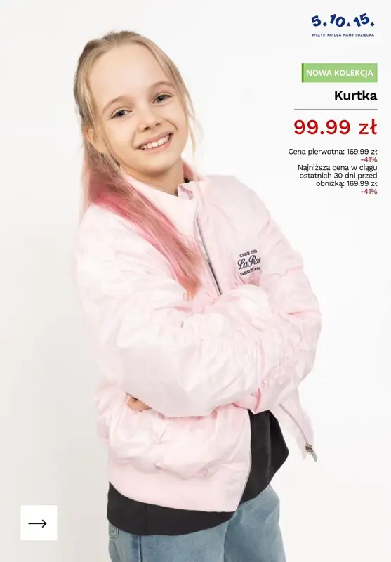 5.10.15 - gazetka promocyjna Promocje dziecięce od piątku 15.05  - strona 7