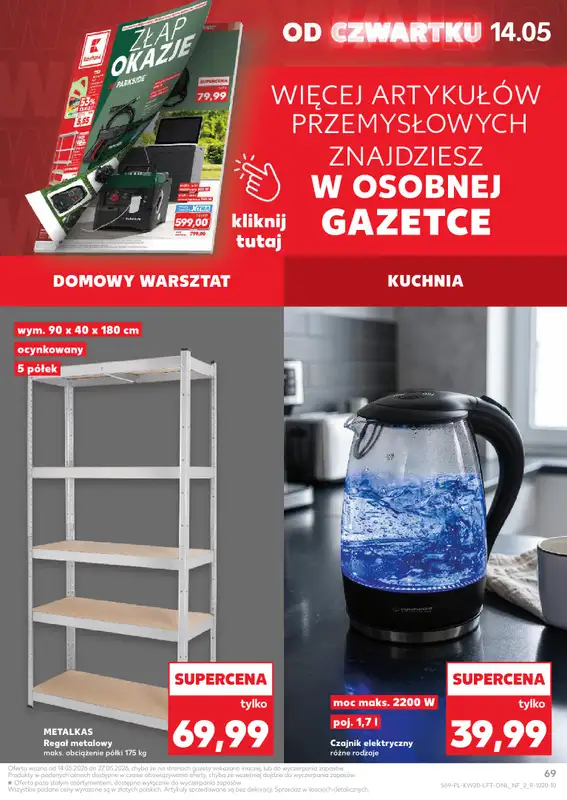 Kaufland - gazetka promocyjna Gazetka Tygodnia od czwartku 14.05 do środy 20.05 - strona 69
