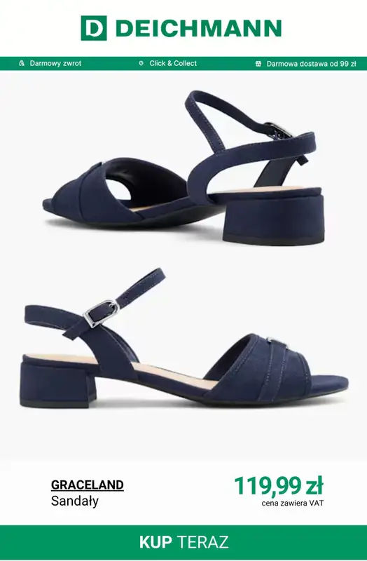 Deichmann - gazetka promocyjna Buty do biura damskie od niedzieli 17.05  - strona 8