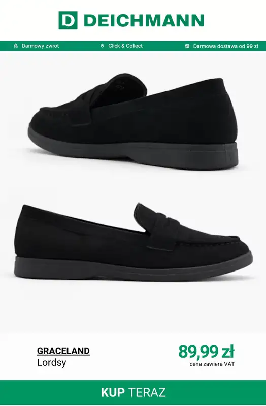 Deichmann - gazetka promocyjna Buty do biura damskie od niedzieli 17.05  - strona 11