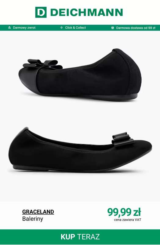 Deichmann - gazetka promocyjna Buty do biura damskie od niedzieli 17.05  - strona 7