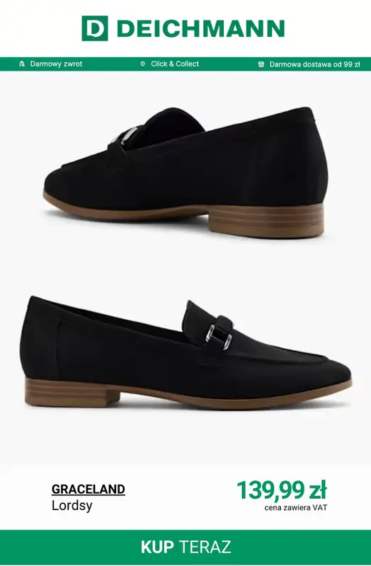 Deichmann - gazetka promocyjna Buty do biura damskie od niedzieli 17.05  - strona 5